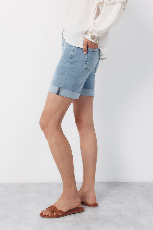 Cortefiel Jeans shorts Navy