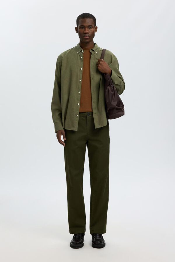 Selected Camisa regular fit Verde