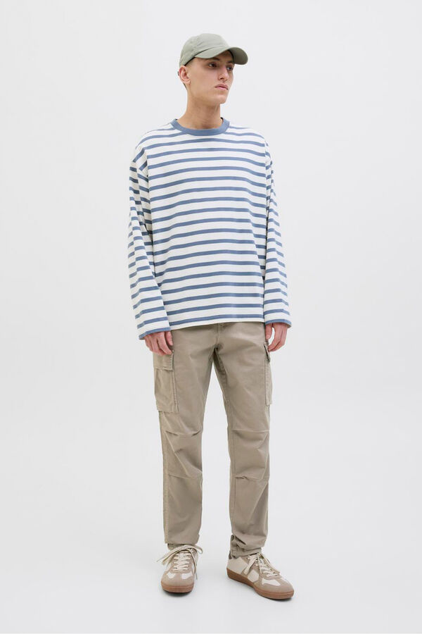 Jack & Jones Calça cargo de regular fit Cinzento