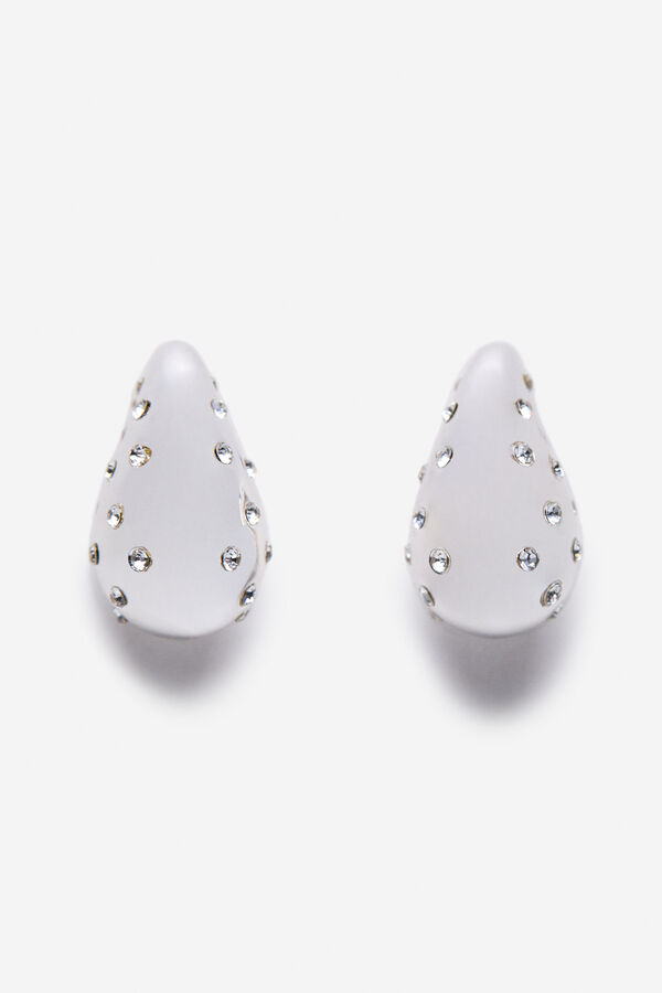 Cortefiel Drop earring Grey