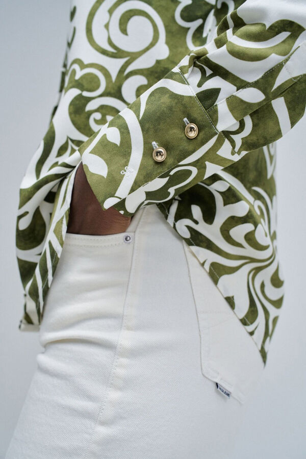 Salsa Jeans Camisa regular Verde