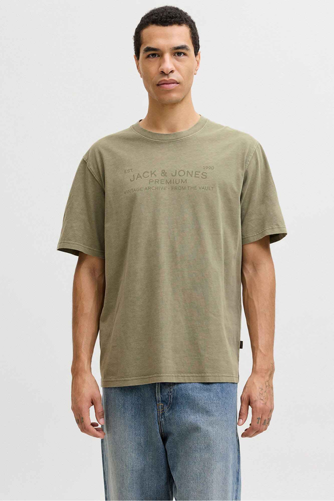 Jack & Jones Washed logo T-shirt
