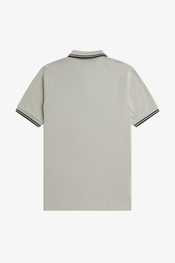 Cortefiel Short-sleeved polo shirt Grey