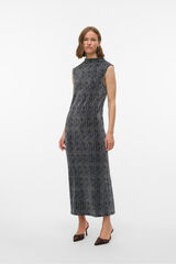 Vero Moda Vestido longo manga com glitter Preto