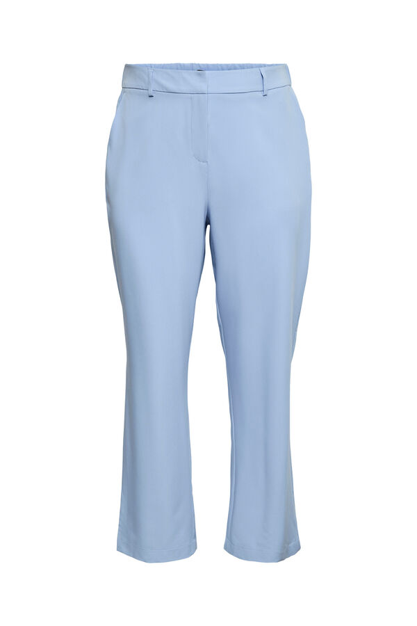 Vero Moda Curve Cal&ccedil;a reta tamanho grande Azul