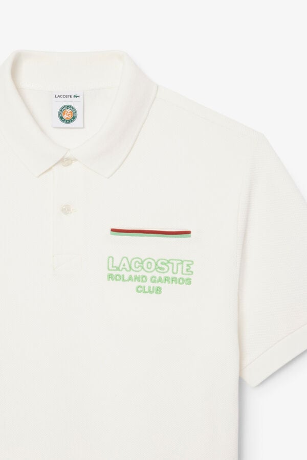 Lacoste Polo de manga curta Ecru