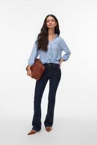 Vero Moda Camisa de manga comprida detalhe de n&oacute;