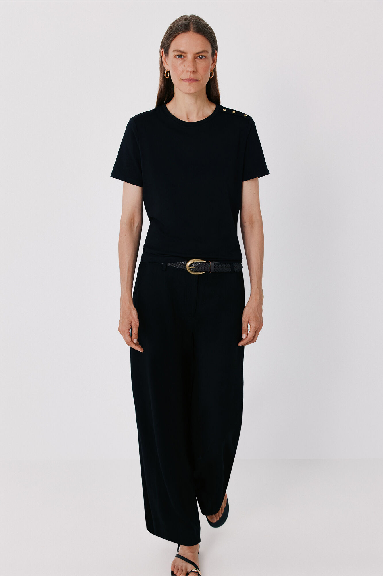 Cortefiel Fluid wide trousers