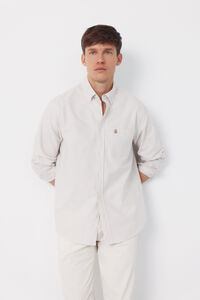 Cortefiel Camisa oxford listrada com vela