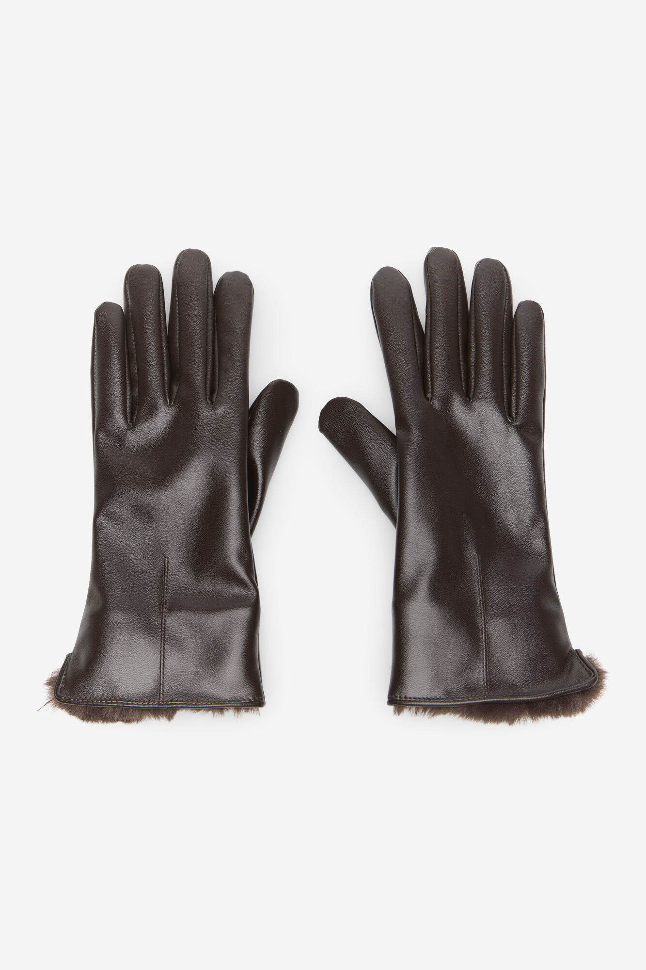 Cortefiel Fur effect glove