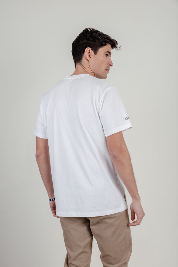 elPulpo T-shirt manga curta Branco