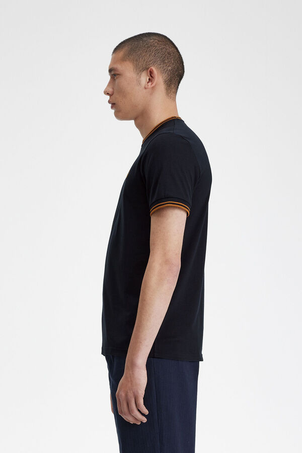 Cortefiel Fred Perry short sleeve t-shirt Navy