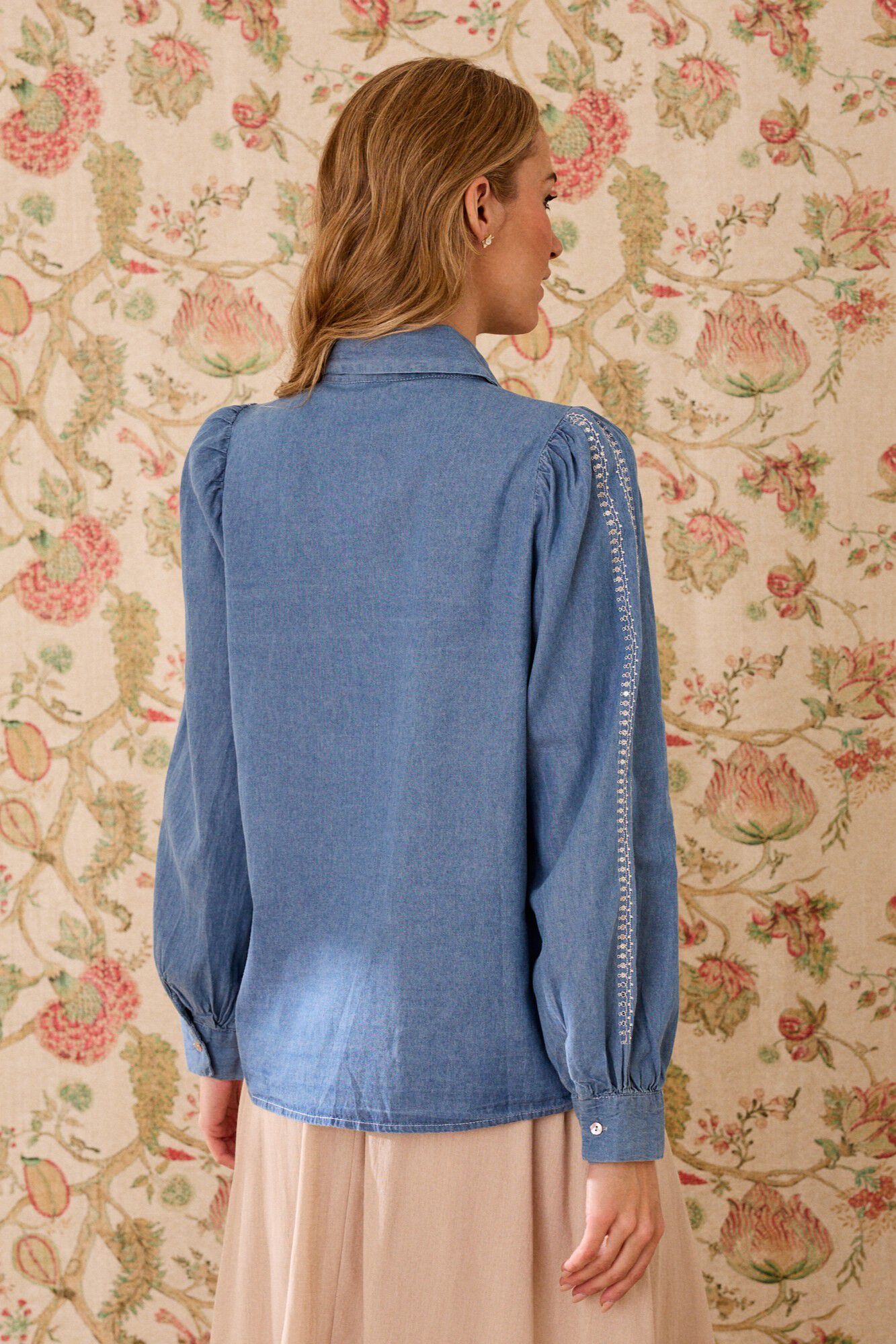 Pol&iacute;n Et Moi Camisa de ganga Priscila