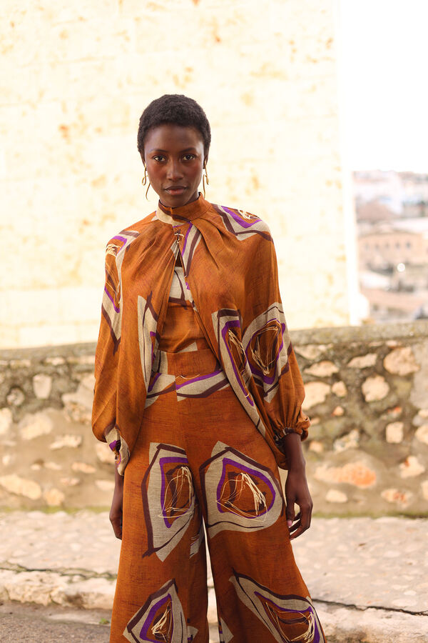 Panambi Calças de moletom Tostado