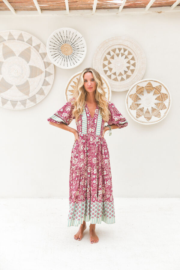 Jaase Vestido midi Mila Subiu