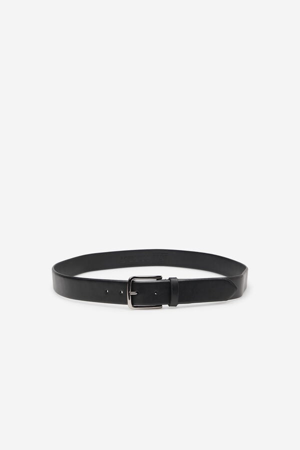 Cortefiel Stretch dress belt Black