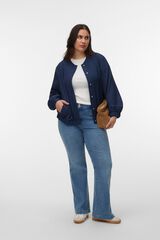 Vero Moda Curve Blus&atilde;o bomber tamanho grande Azul