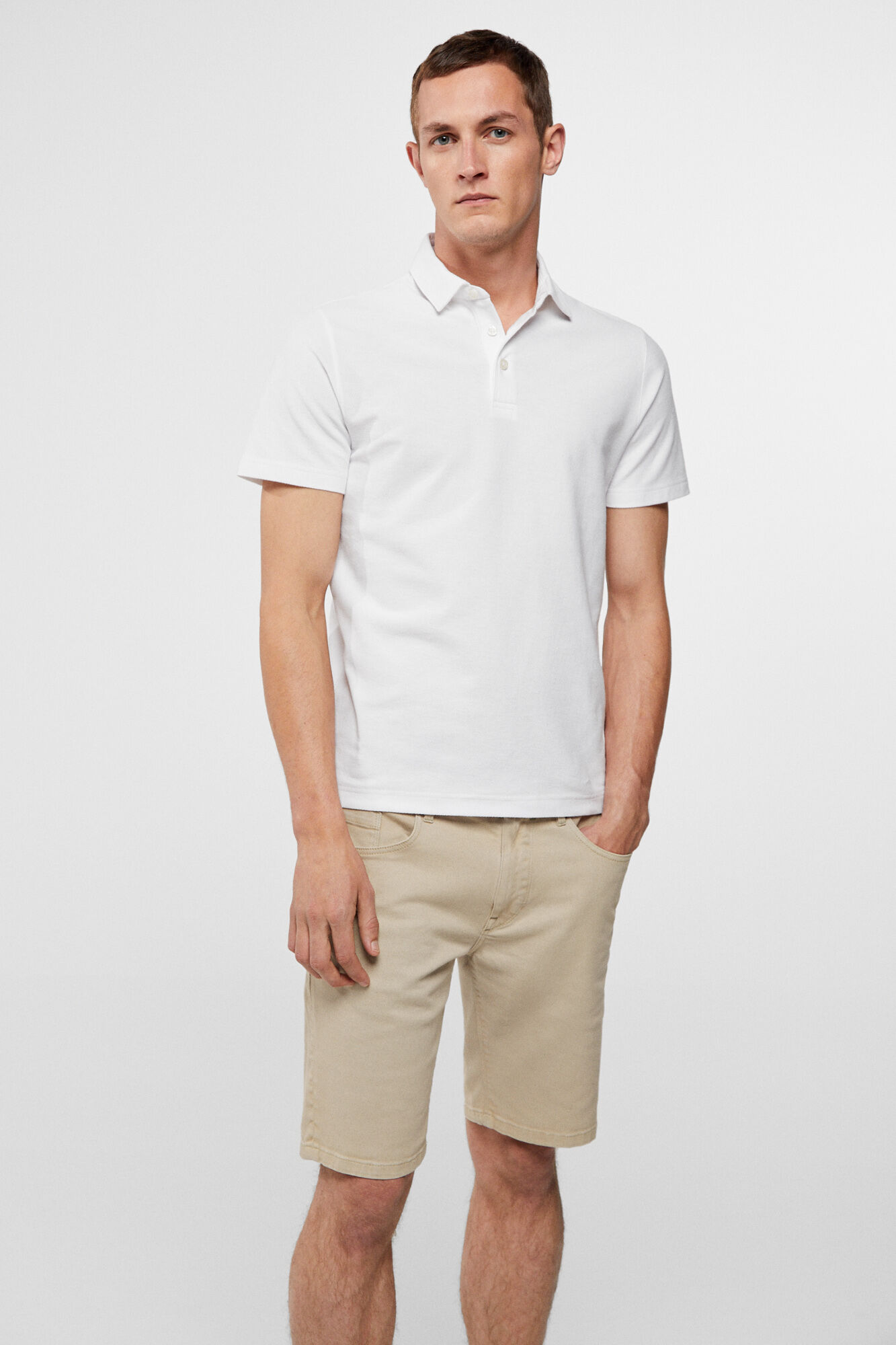 white polo khakis