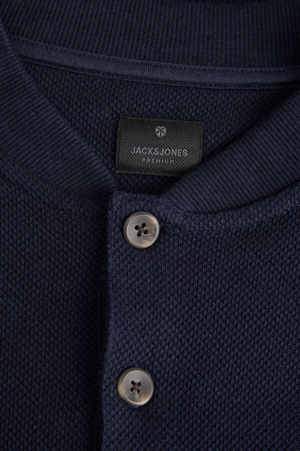 Jack & Jones Sweatshirt regular 100% algod&atilde;o Azul