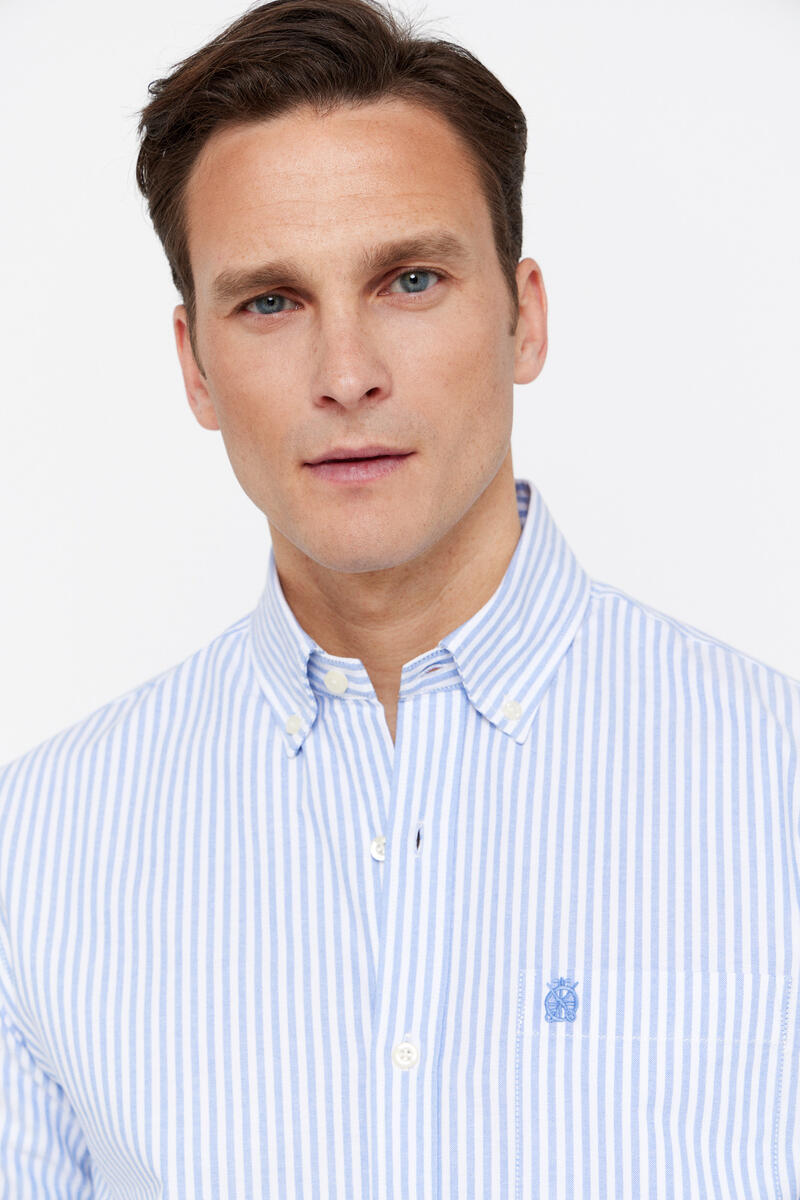 Camisa oxford rayas | Men's shirts | Cortefiel