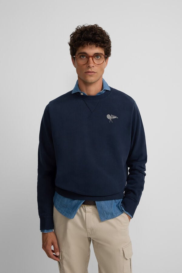 Silbon Sweatshirt do departamento de atletismo Azul