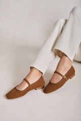 Bryan Stepwise Split leather ballerinas Pink