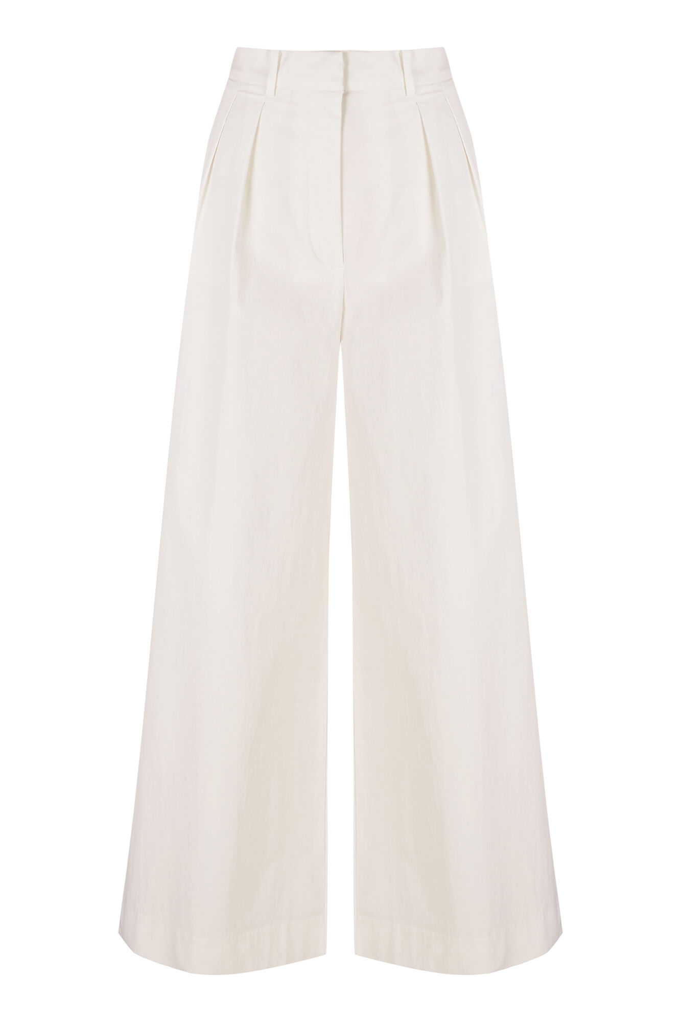 Cortefiel Cotton pleated trousers