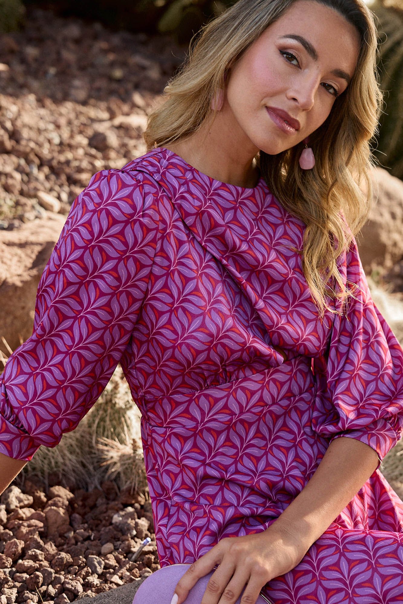 Pol&iacute;n Et Moi Vestido estampado maraba