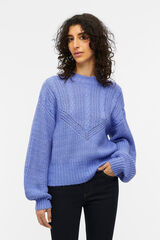 Object Camisola de malha entran&ccedil;ada Azul