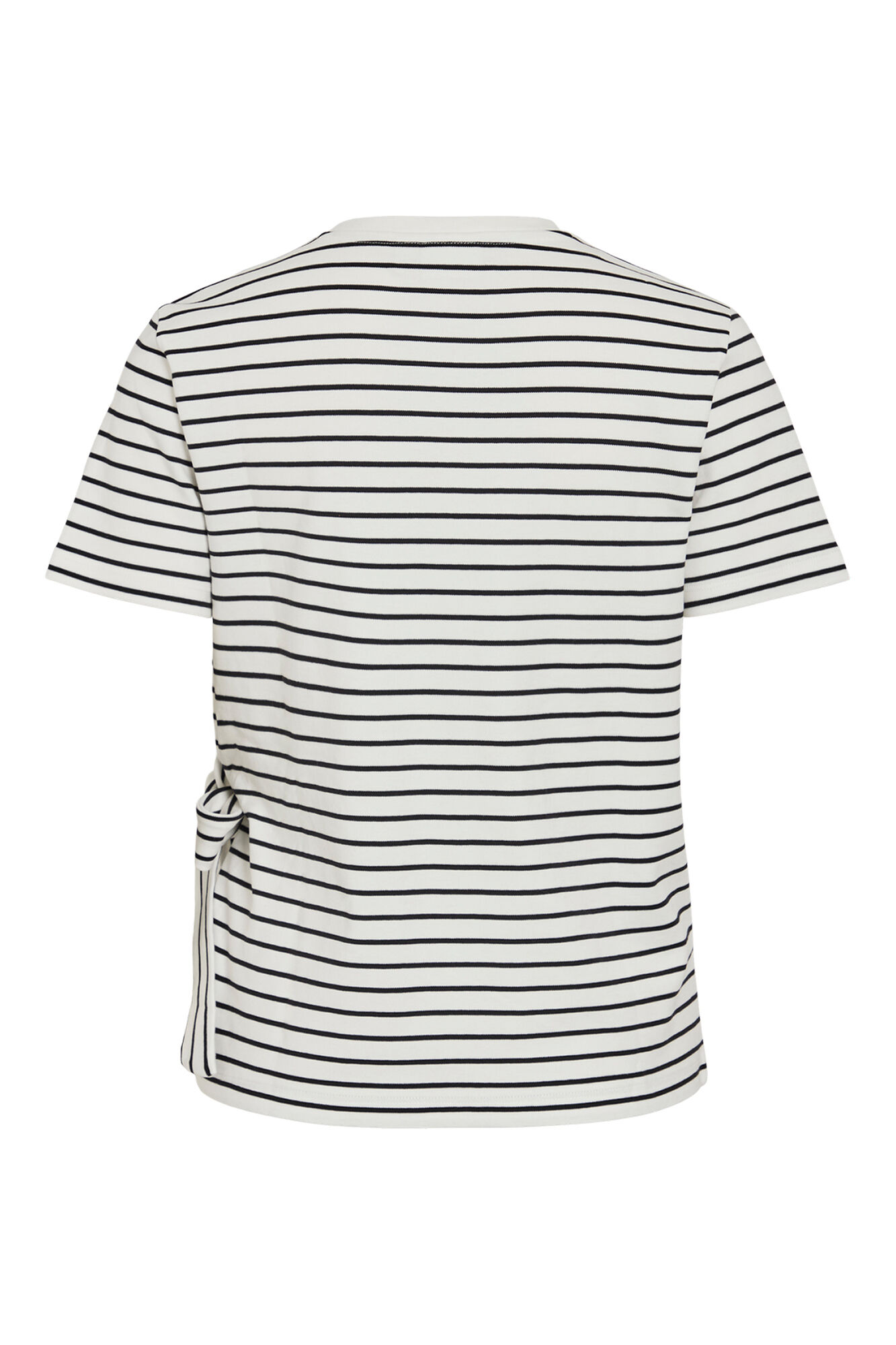 Vila T-shirt com la&ccedil;ada em algod&atilde;o org&acirc;nico