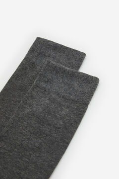 Cortefiel Plain sports socks Dark gray