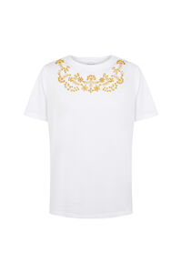 Cortefiel Camiseta com bordado posicional