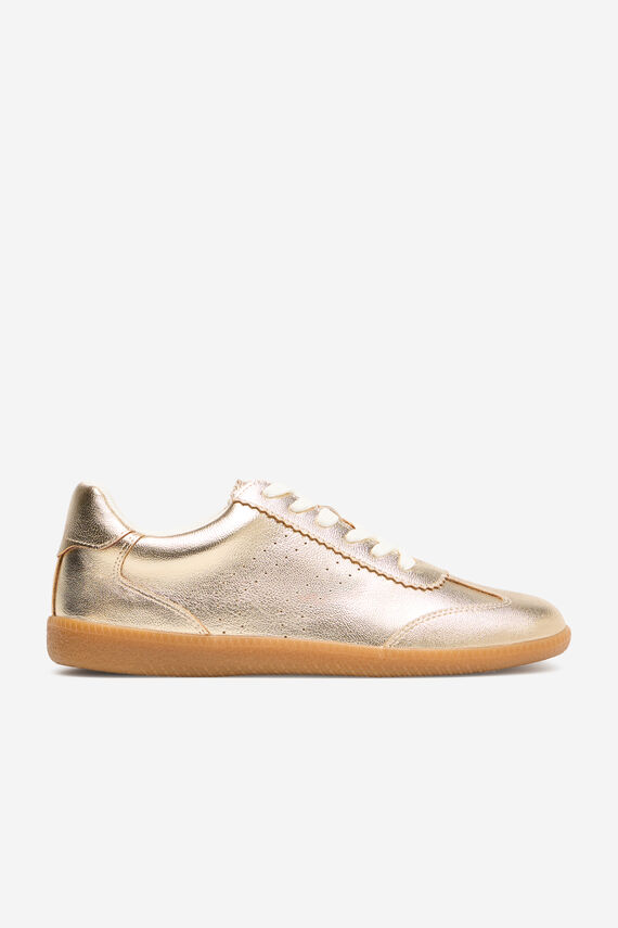 Zapatilla dorada
