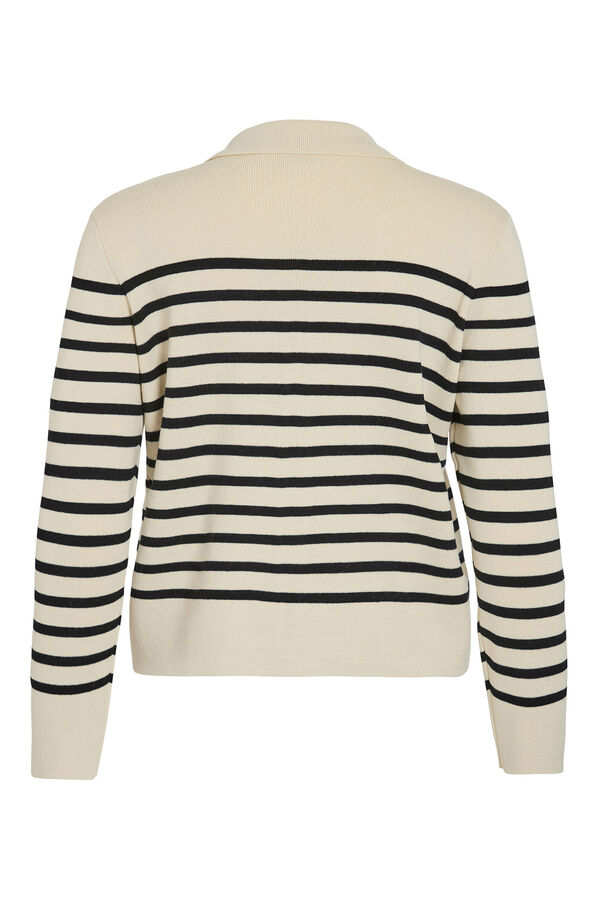 Vila Casaco de malha com viscose Tostado