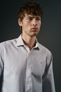 OOTO Camisa oxford rayas