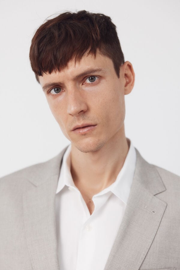 Cortefiel Blazer mole structureXXI Serie Beige