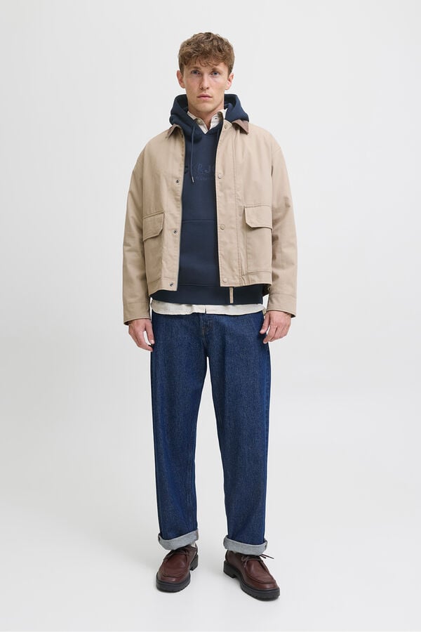 Jack & Jones Sweatshirt com logo frontal Azul