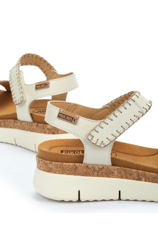 Pikolinos Sandalias cuña Blanco