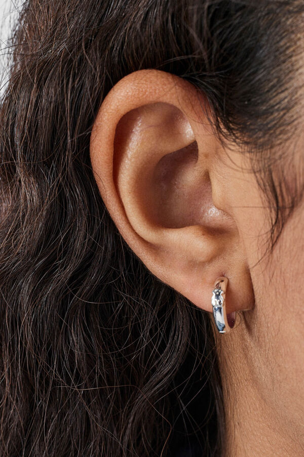 TOUS Basics silver bear hoop earrings | Women\'s accessories | Cortefiel