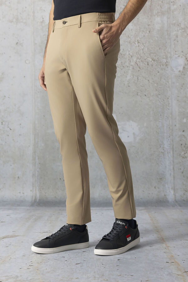 elPulpo Calça técnica ultraleve taupe Castanho