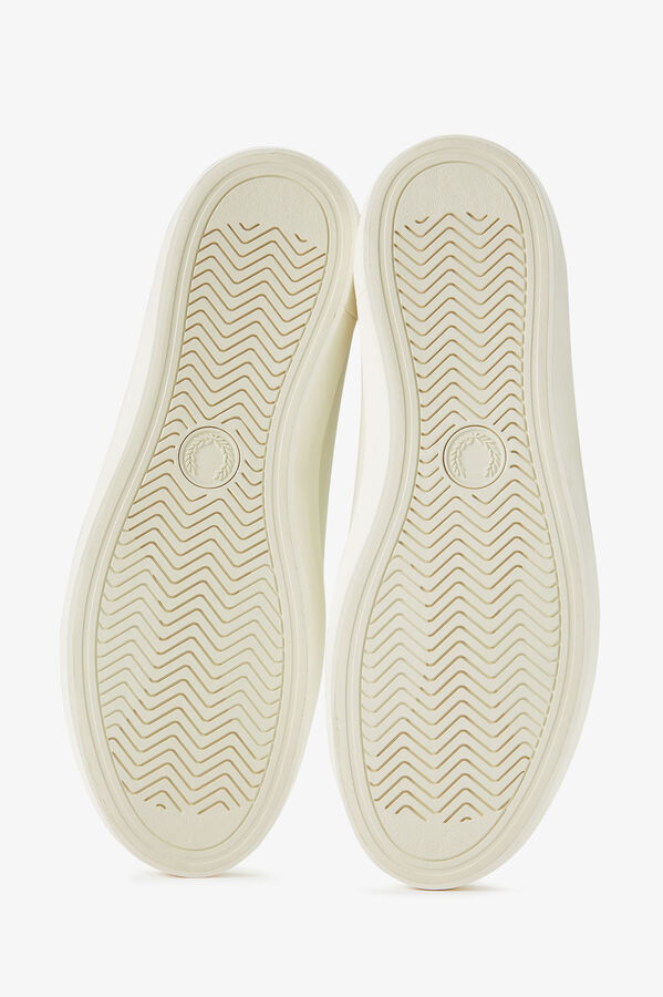 Fred Perry Tênis de couro básico Branco