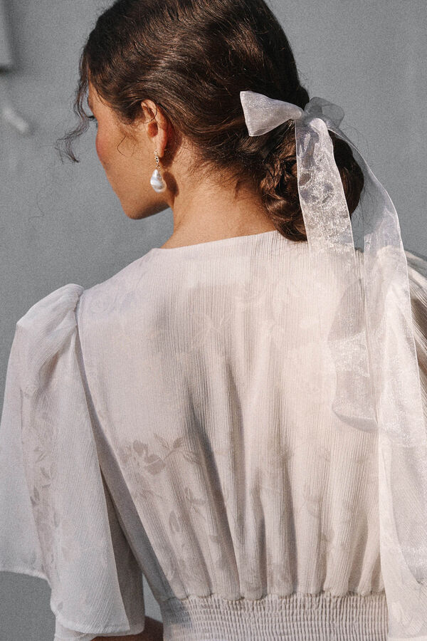 Polín Et Moi Vestido de noiva jasmim Branco