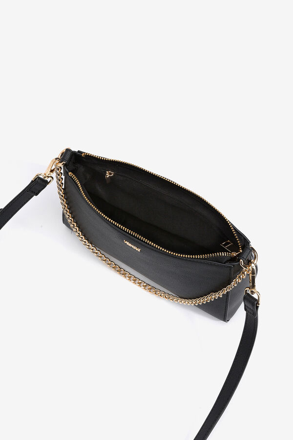 Vilanova Bolso bandolera con cadena Negro