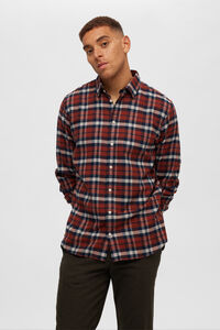 Selected Camisa de flanela corte slim