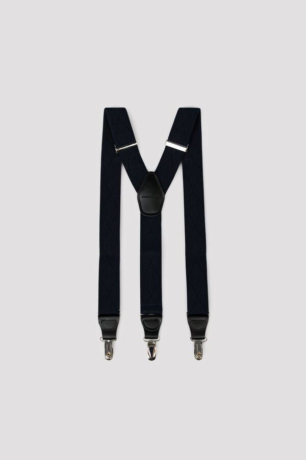 Cortefiel Plain elastic strap Navy