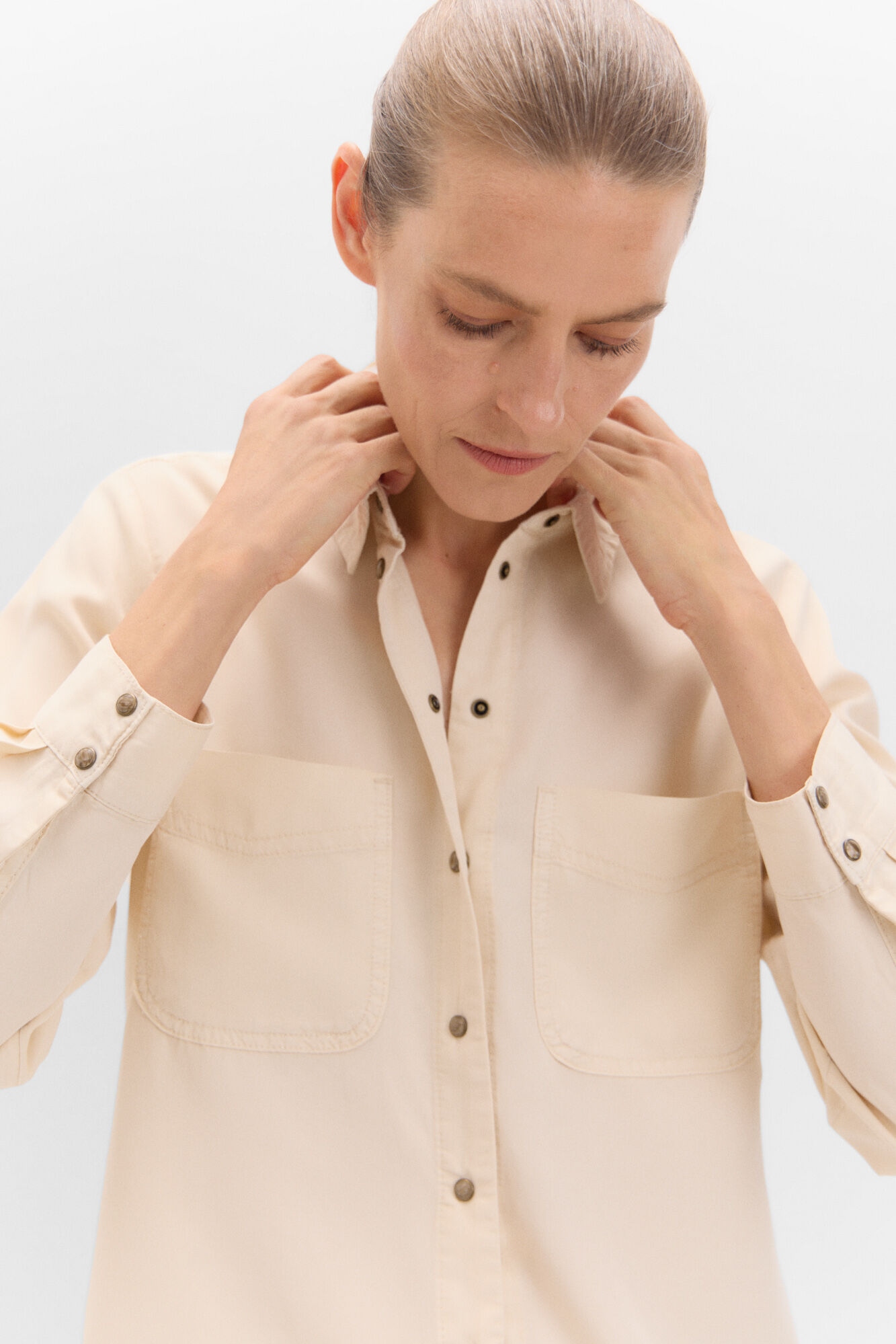 Camisa Vaquera Tencel Blusas de mujer Cortefiel