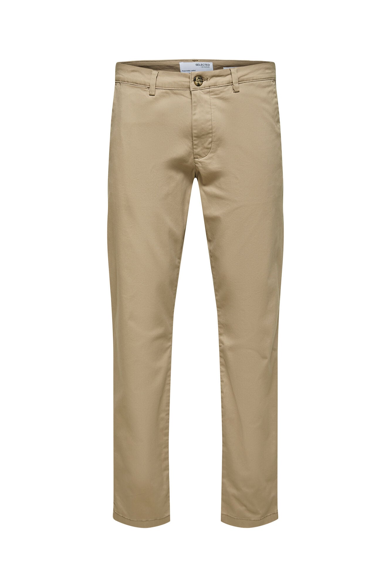 Selected Cal&ccedil;as chino para homem slim fit
