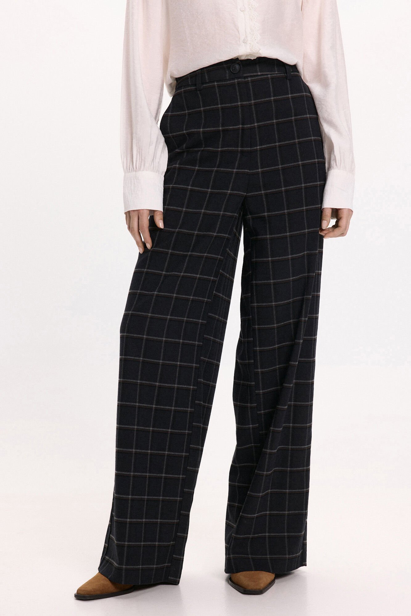 Vila Cal&ccedil;a social xadrez com viscose