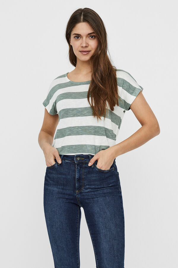 Vero Moda Camiseta de manga corta Green