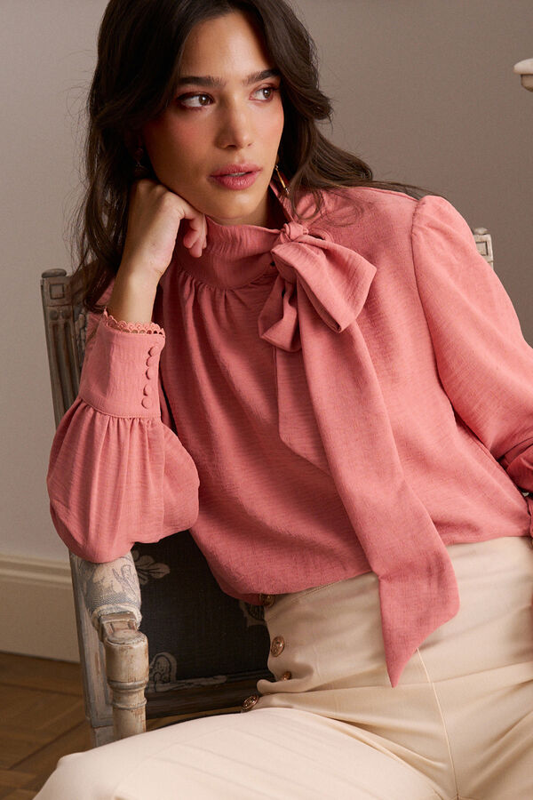 Polín Et Moi Blusa de laçada Belvia Subiu